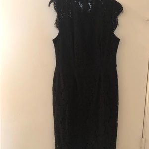 Black lace dress